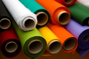 textile industry coloured fabrics 