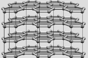 Graphite-crystal-structure